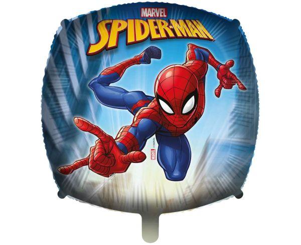 BALON FOLIOWY SQR SPIDERMAN MARVELL 46CM