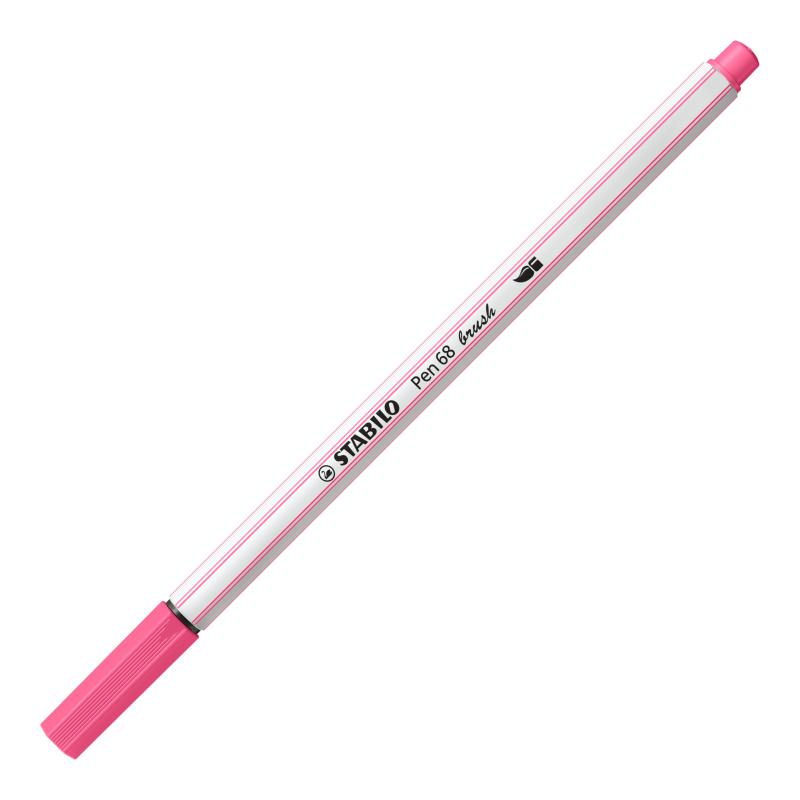 PISAKI STABILO 68 BRUSH RÓŻOWY