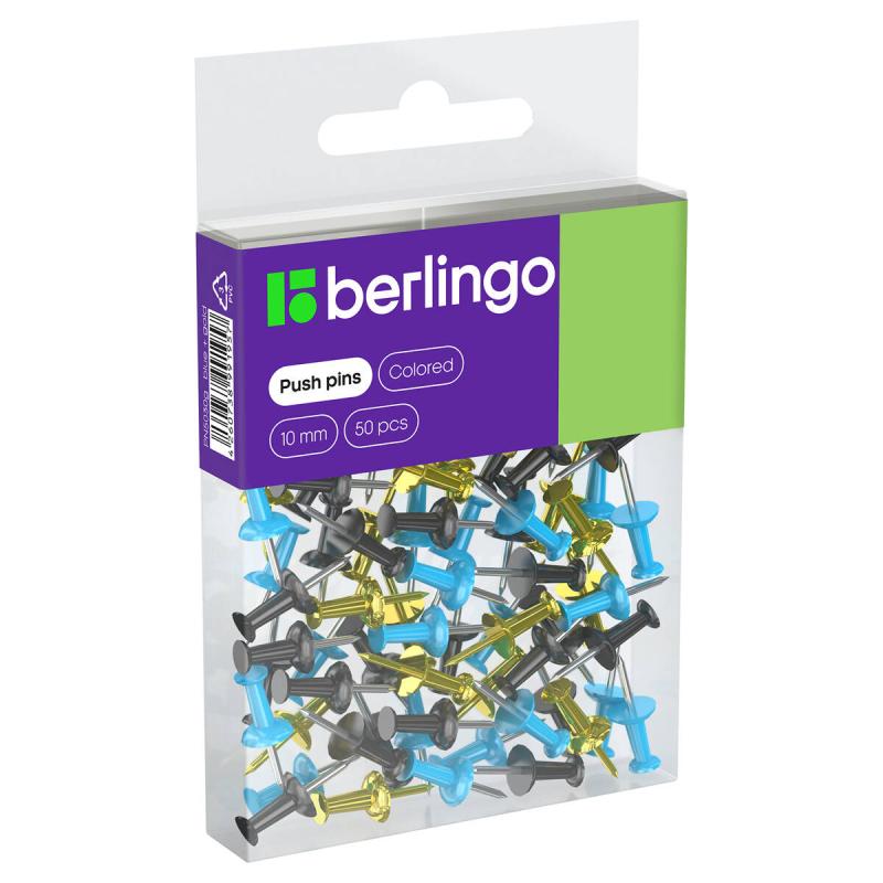 PINEZKI BERLINGO A/50 MIX NIEBIESKO-ZŁOTY DŁUGOŚĆ IGŁY 10MM