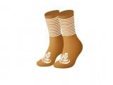 GIFTY-SKARPETKI 43-45 GIFTY COFFEE LATTE