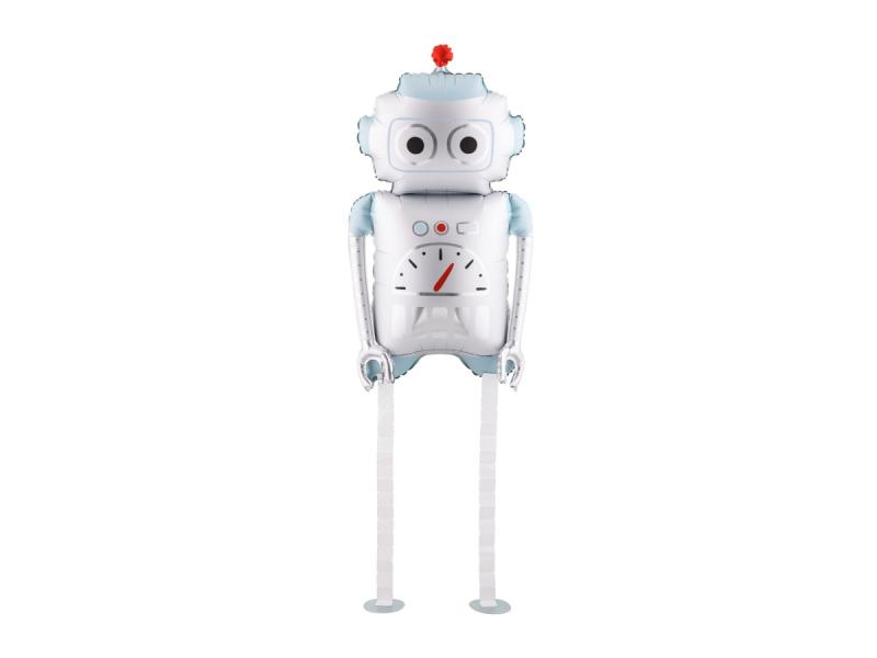 BALON FOLIOWY ROBOT 37X80CM MIX
