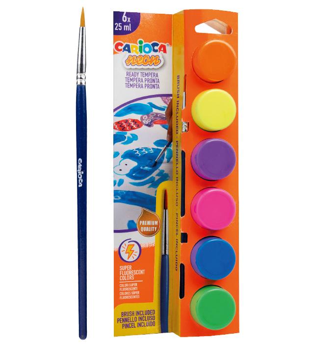 FARBY 6 PLAKATOWE CARIOCA NEON 40486