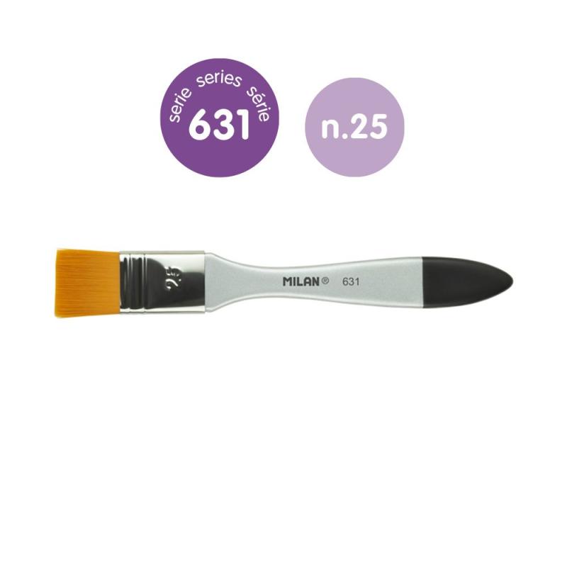 PĘDZLE MILAN PŁASKIE NR 25 SR 631