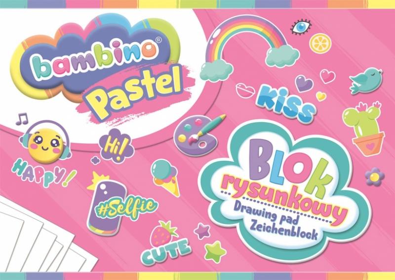 BLOK RYSUNKOWY A4/20 BAMBINO PASTEL