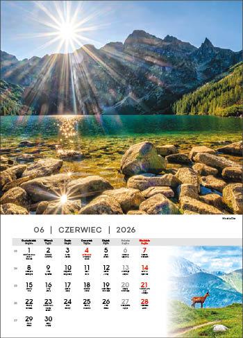 KALENDARZ WIELOPLANSZOWY TATRY JOTAN STANDARD