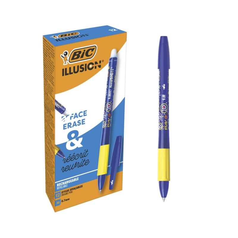 DŁUGOPIS BIC ILLUS GEL NIEBIESKI BCL B12 24