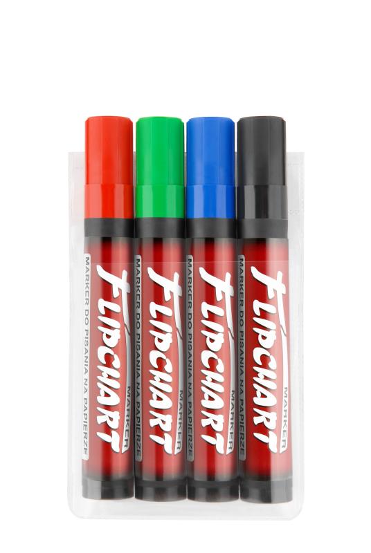 MARKER KAMET FLIPCHART KPL 4 SZT