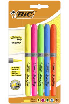 ZAKREŚLACZ BIC BR/LINER GRIP BL6 MIX