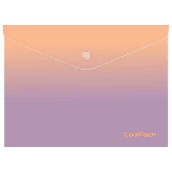 KOPERTA NA DOKUMENTY A4 CP GRADIENT- na zatrzask - BERRY