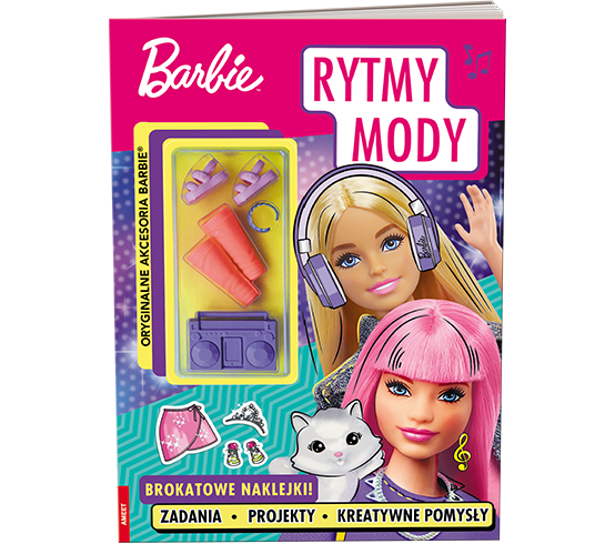 KSIĄŻECZKA MATTEL BARBIE. RYTMY MODY!