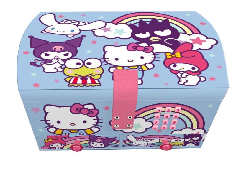 PUDEŁKO NA BIZUTERIĘ NA KOD Z EFEKTAMI DŹWIĘKOWYMI HELLO KITTY