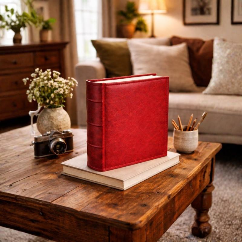 ALBUM 10X15/200 ROYAL RED