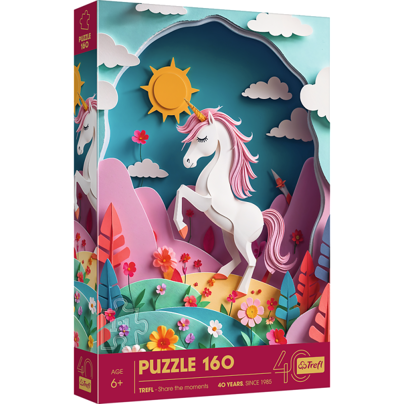 PUZZLE 160 TREFL PAPER ART: JEDNOROŻEC