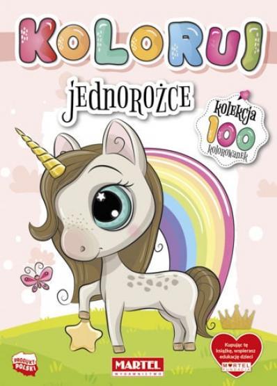 KSIĄŻECZKA KOLEKCJA KOLORUJ-JEDNOROŻCE