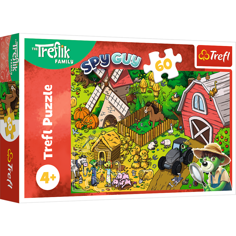 PUZZLE 60 TREFL TREFLIKI NA FARMIE