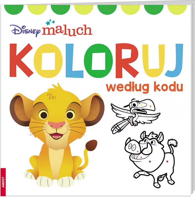 KSIĄŻECZKA DISNEY MALUCH. KOLORUJ WEDŁUG KODU