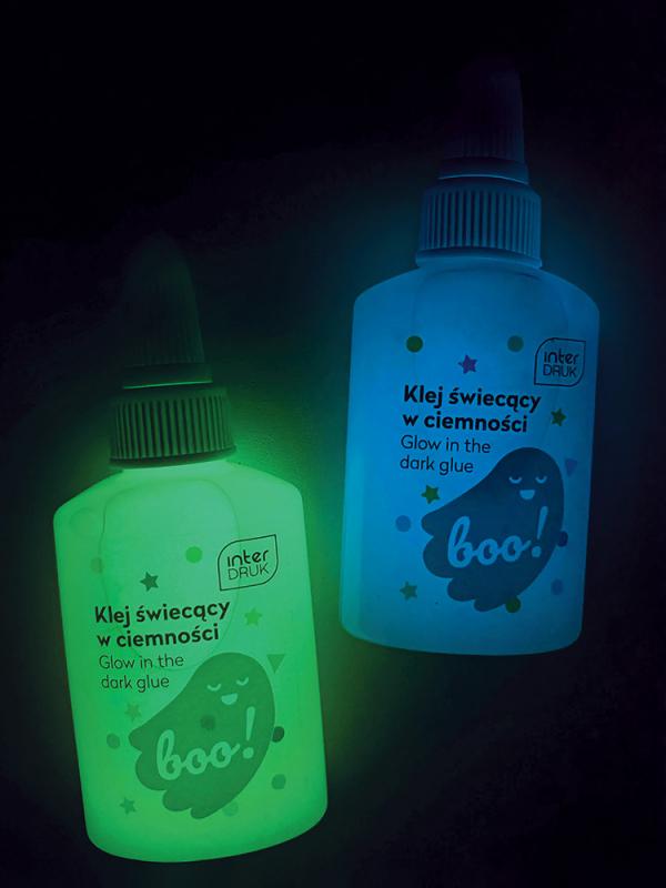 KLEJ ŚWIECĄCY W CIEMNOŚCI DO DEKORACJI 40ML BOO A/12