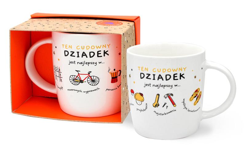 KUBEK TOP KUKARTKA BABCIA I DZIADEK DIB