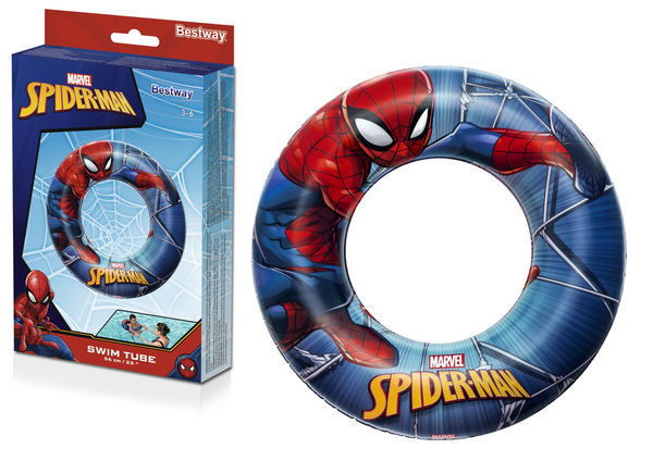 POMPOWANE KOŁO DO PŁYWANIA SPIDER-MAN 56CM BESTWAY 98003