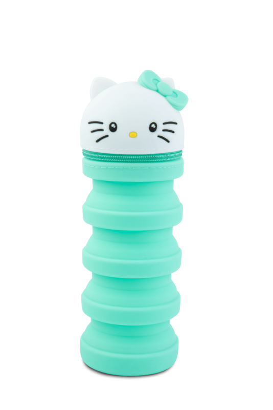SASZETKA SILIKONOWA /Z GŁÓWKĄ MIX - PINK HELLO KITTY