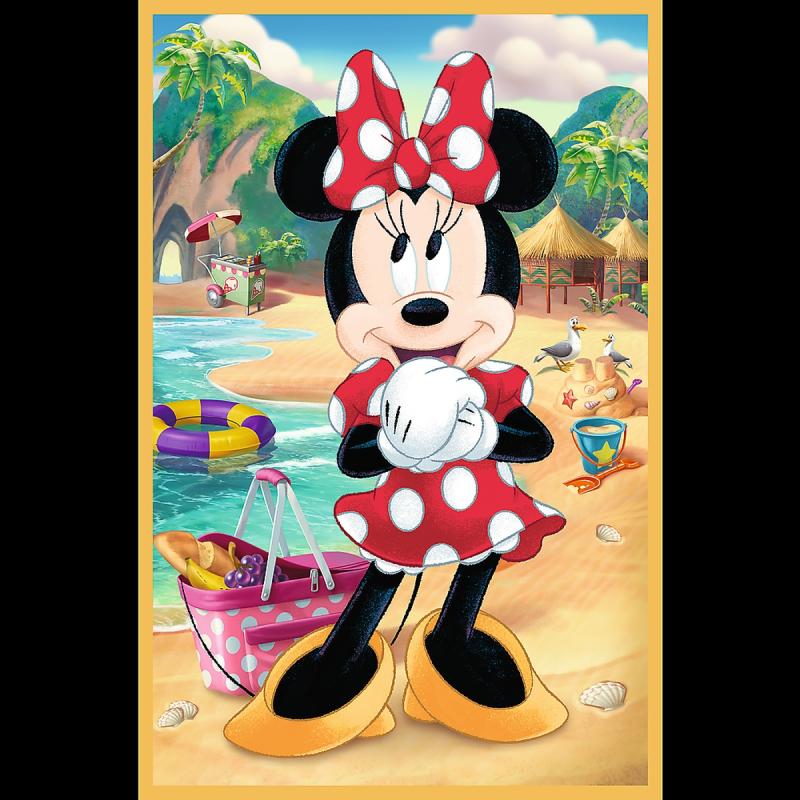PUZZLE 3X50 TREFL MYSZKI NA WAKACJACH DISNEY