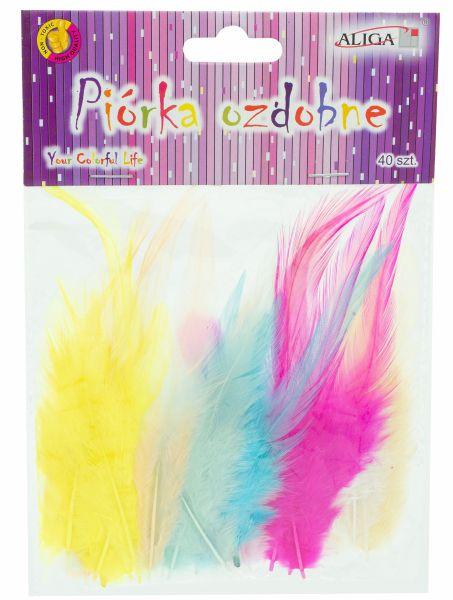PIÓRKA P-3301 /8-12CM MIX KOLORÓW