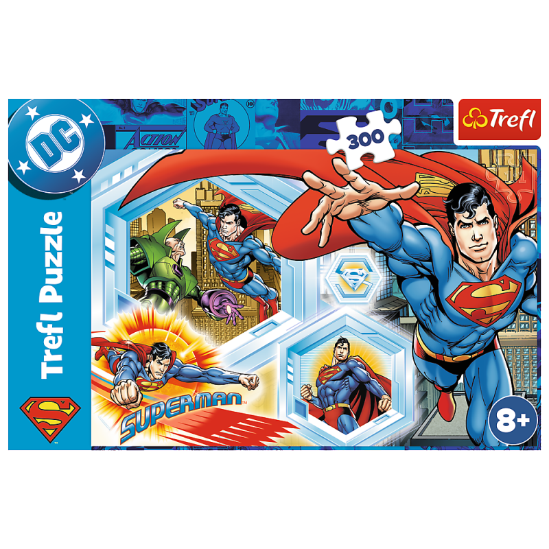 PUZZLE 300 TREFL NIEZNISZCZALNY SUPERMAN