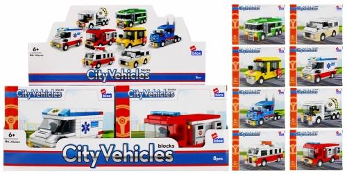 KLOCKI KONSTRUKTOR ALLEBLOX CITY POJAZDY W MIEŚCIE 92-102 ELEMENTY 492797