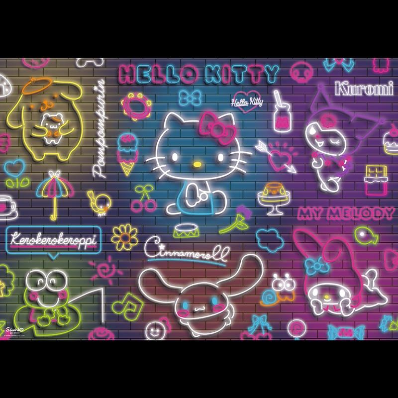 PUZZLE 500 TREFL NEON HELLO KITTY