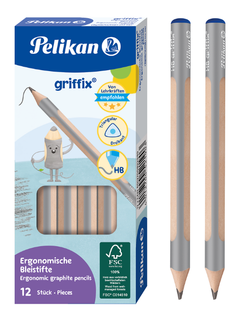 OŁÓWEK PELIKAN GRIFFIX HB A12