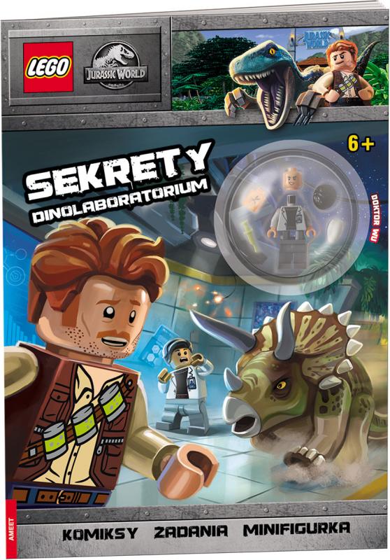 KSIĄŻECZKA LEGO JURASSIC WORLD. SEKRETY DINOLABORATORIUM