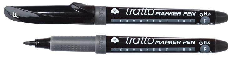 MARKER LYRA TRATTO OHP F 2,2MM 04 BLACK