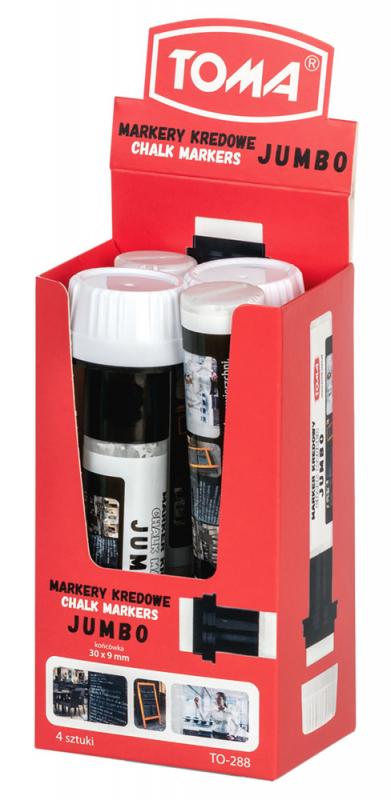MARKER KREDOWY JUMBO 30X9MM BIA ET TOMA