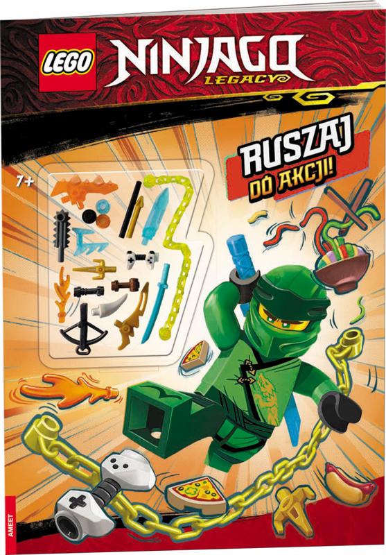 KSIĄŻECZKA LEGO NINJAGO.RUSZAJ DO AKCJI!