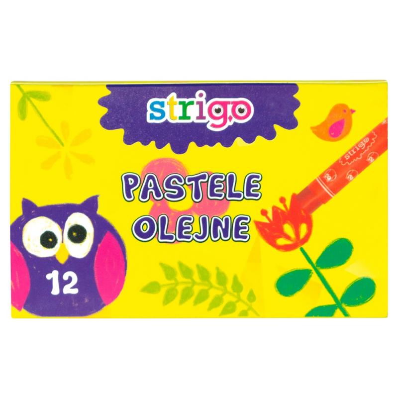 PASTELE OLEJNE 12 KOLOROW