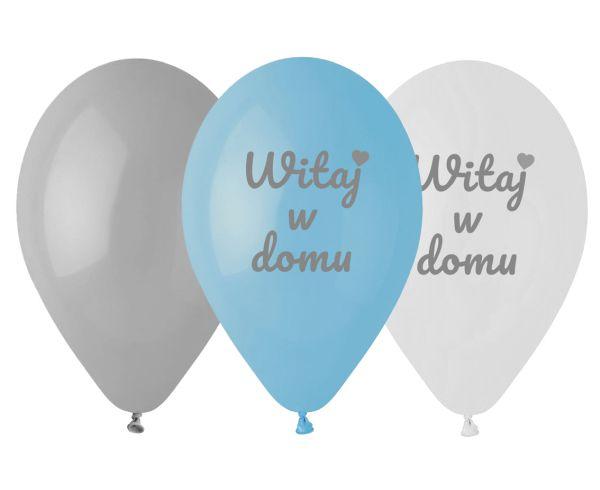 BALONY PREMIUM WITAJ W DOMU NIEBIESKIE 12' A'6