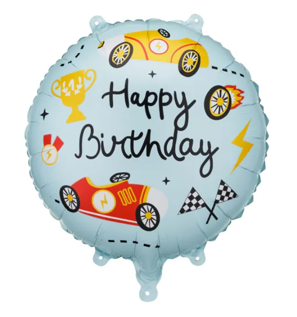 BALON FOLIOWY PASTYLKA HASPPY BIRTHDAY 35X35CM MIX