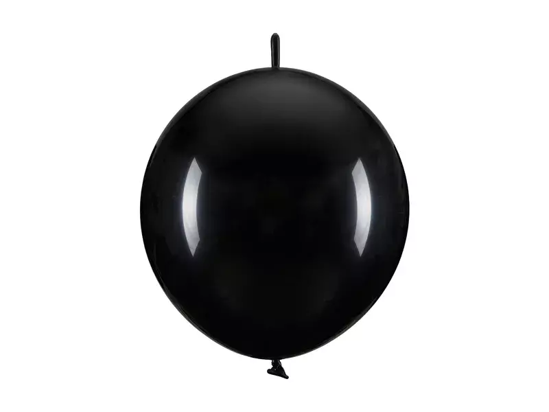 BALONY Z ŁĄCZNIKIEM 33CM CZARNY