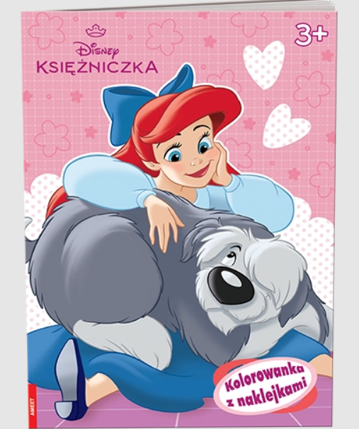 KSIĄŻECZKA KSIĘŻNICZKA. KOLOROWANKA Z NAKLEJKAMI 3+