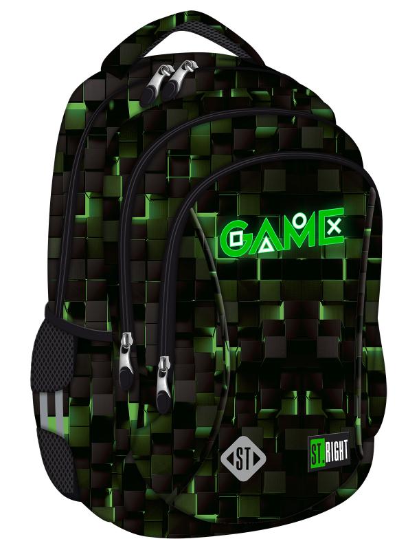 PLECAK 3-KOMOROWY GREEN GAME STRIGHT BP-77