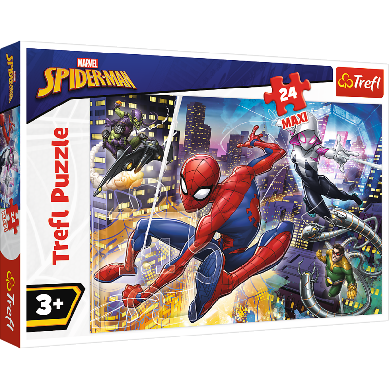 PUZZLE 24 TREFL MAXI NIEUSTRASZONY SPIDERMAN