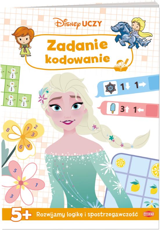 KSIĄŻECZKA DISNEY UCZY KRAINA LODU. ZADANIE KODOWANIE EDU
