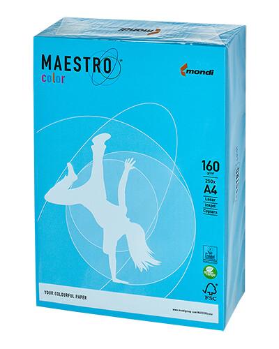 PAPIER KSERO A4 160G AB48 AQUA BLUE