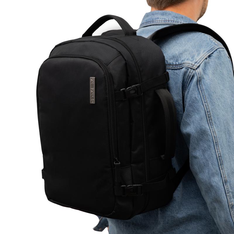 PLECAK 2W1 BUSINESS&TRAVEL ABAG BLACK