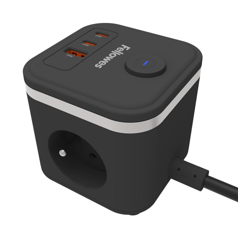 POWER CUBE TYP E CZARNY BANER