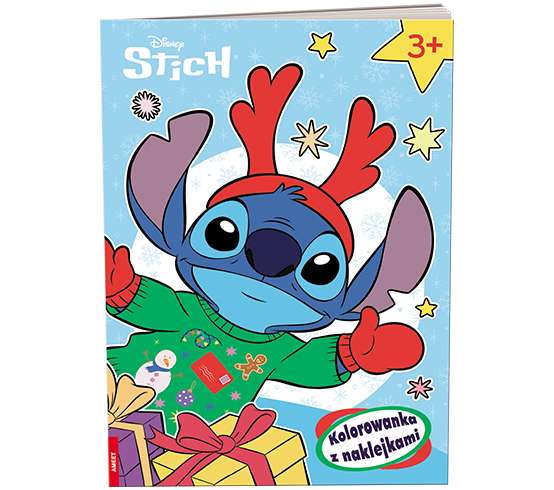 KSIĄŻECZKA DISNEY STICH. KOLOROWANKA Z NAKLEJKAMI