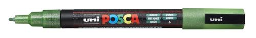MARKER UNI PC-3ML POSCA ZIELONY BROKATOWY NR 6