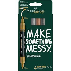 MARKER AKRYLOWY MULTIMARK 4 KOL METALLIC