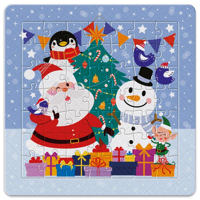 PUZZLE W RAMCE 49 ELEMENTÓW BN CHRISTMAS TREE #ŚWIĘTA