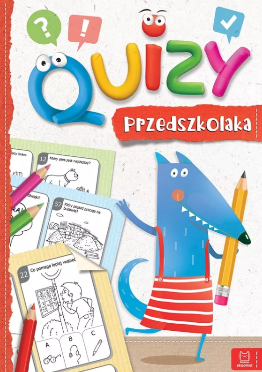 KSIĄŻECZKA QUIZY PRZEDSZKOLAKA.CZERWONE